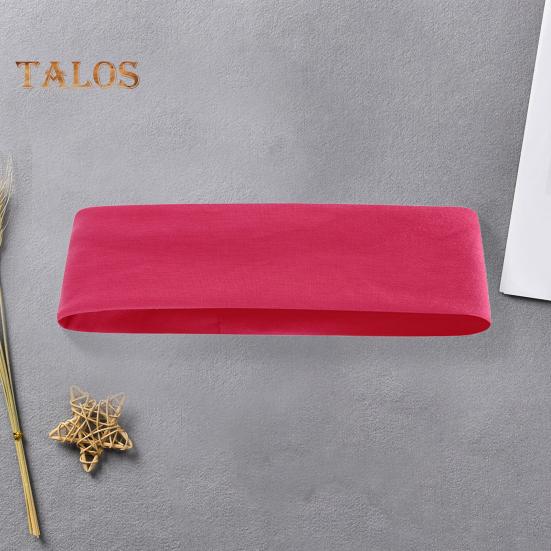 Women Men Headband High Elastic Solid Color Wide Hair Band Breathable Elastic Hair Tie Sports Yoga Fitness Headgear