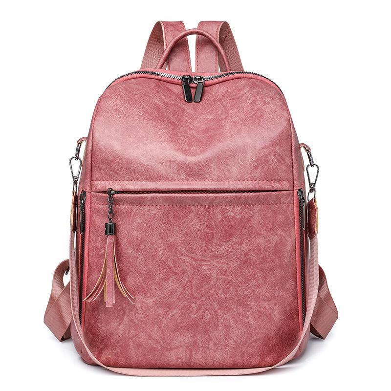 Women's backpack Fashion new retro backpack Multifunctional large capacity simple portable shoulder bag