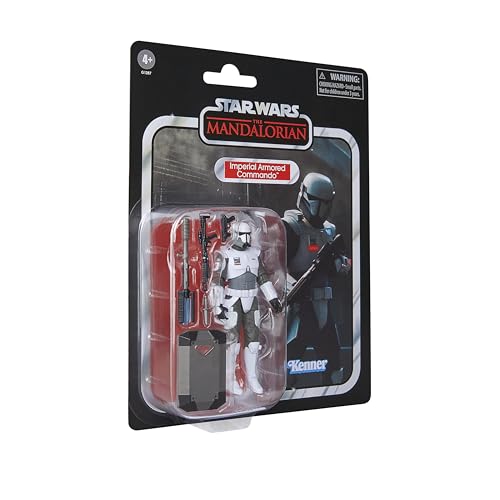 Star Wars Vintage Collection Imperial Armored Commando and Deluxe Mandalorian 3.75-inch Collectible Action Figures