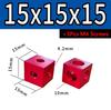 4pcs 1515/2020 Aluminum Block 90 Degree Angle Corner Connector for V-Slot/C-Beam Aluminum Extrusions Profile 3D Printer Parts