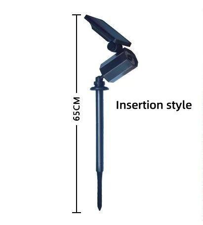 8 LED Solar Powered Motion Sensor Outdoor Spotlight Integrated LED Black Security Camera Solar Night Light for Garden Wall
