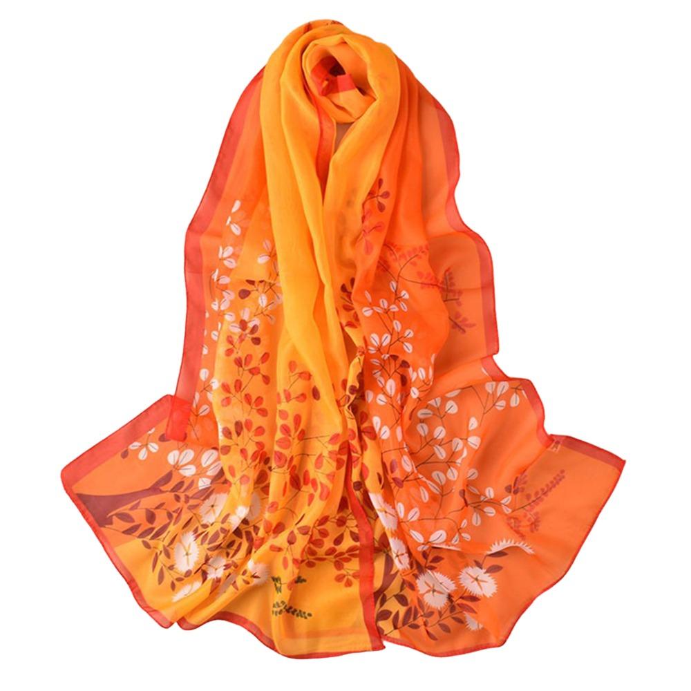 Thin Sunscreen Shawl Long Female Wrap Shawls Elegant Chiffon Scarf  Women's Fashion