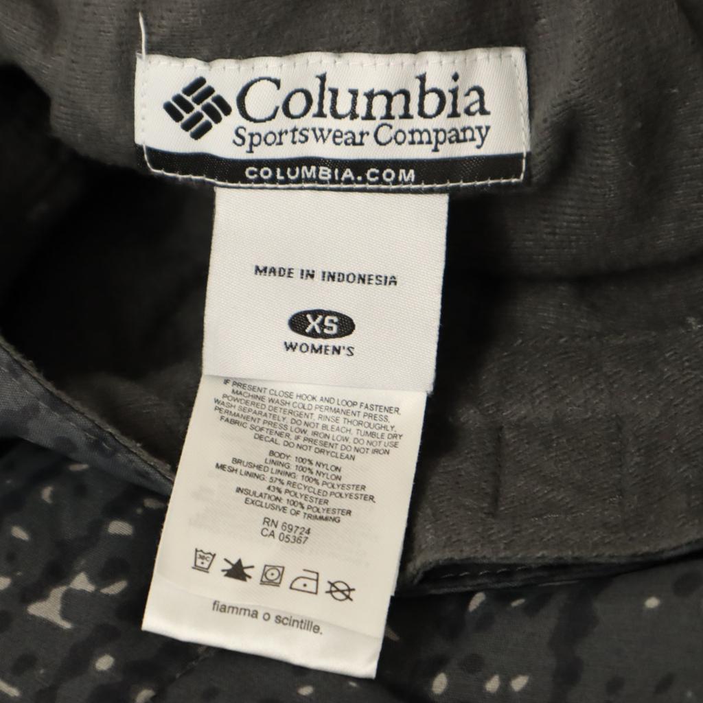 Columbia Overall handle Skiing Pants XS Charcoal gray Outdoors Women Used