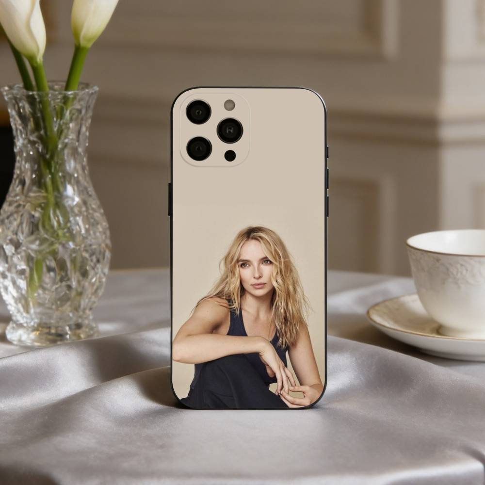Charming J-Jodie C-Comer Actress Phone Case For iPhone 17pro, 16,15,14,13,12,11 X XR Plus,Others Soft Black Cover