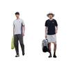 Anta Outdoor Series Sport Casual Simple Spliced Round Neck Pullover Loose Short Sleeve T-Shirt Men Tops Basic-Black 952526103-3