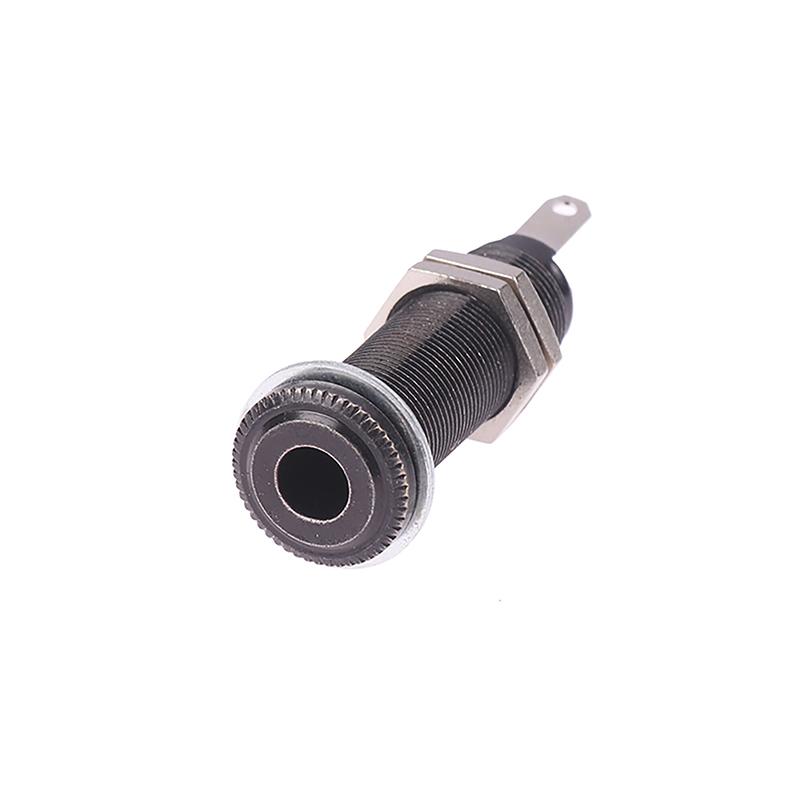 Chitară Electrică Bas Mufă 6.35Mm Stereo 1/4 Inch Mufe de Ieșire Mufă Alamă Stil Tub Drept Mufă Anti-Zgomot Soclu