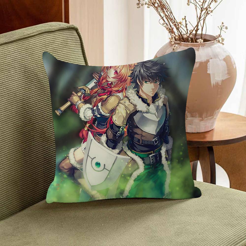 

The Rising Of The Shield Hero Pillow Cover Design Cushion Cover Decor Holiday Decorati 16x16Inch
