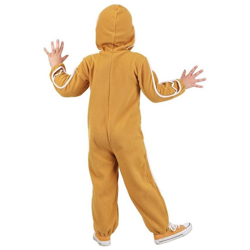 Christmas costume gingerbread man halloween children skull knight onesie gingerbread man costume