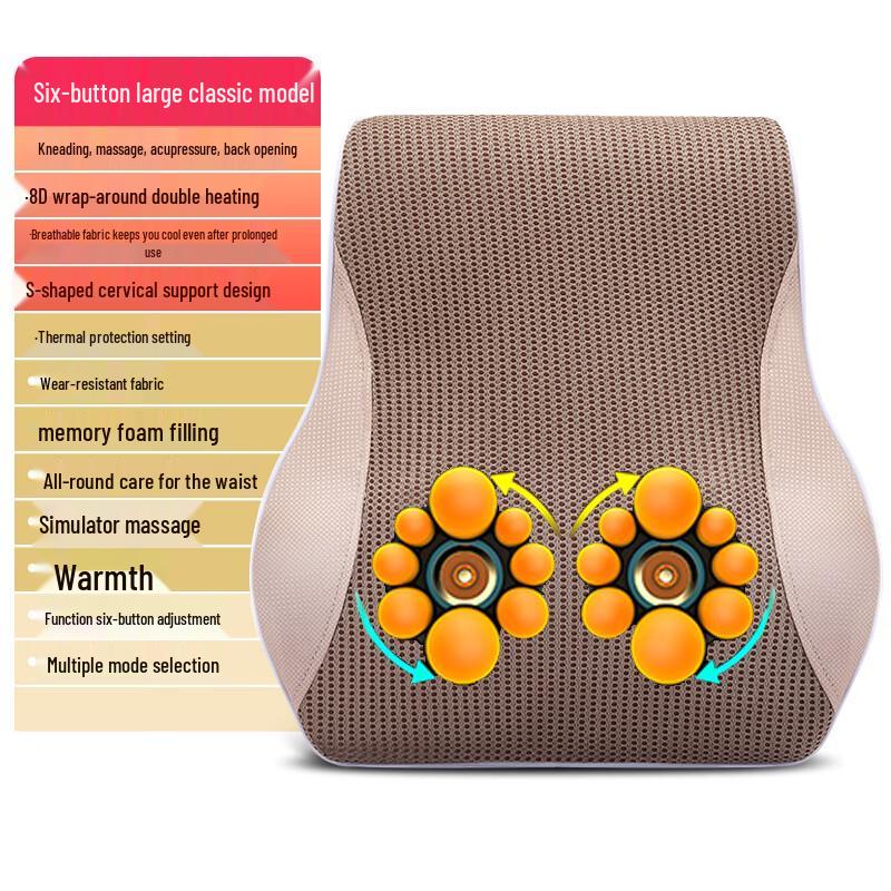 Mingrentang Electric Neck & Lumbar Massage Cushion