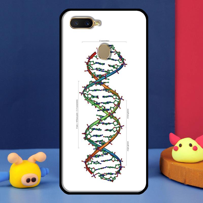 Science DNA Chemistry Case For Oppo A16 A76 A96 A58 A78 A98 A5 A9 A91 A15 A17 A77 A52 A72 A74 A94 A54S A57S Cover