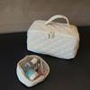 Women Large-capacity Make Up Bag Diamond-shaped Cosmetic Bag Hand-held Travel Toiletry and Storage Bag