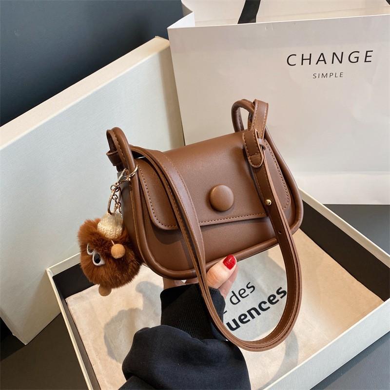Popular Small Bag Women's New Trendy Internet Celebrity Versatile Oblique Span Bag Fashionable Foreign High-end Sense Small Square Bag