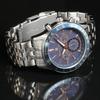 Salvatore Marra Solar Chronograph Limited Italian Blue and Pink Men's Radio-Controlled Watch, Edition, Brand, Gold, SM14117-SSBLPG