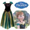 Frozen Adult Princess Dress Anna Holiday Costume Performance Dress Anna Princess Dress