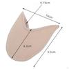 1 paar Toe Caps Soft Ballet Pointe Dance Athlete Shoe Pads for Girls Women