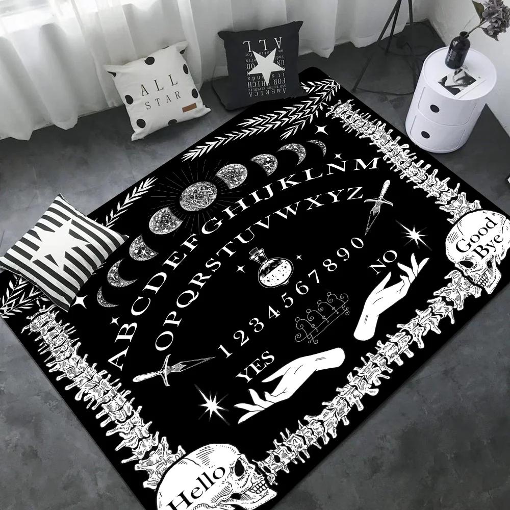 Ouija Board Long Rugs Nordic Style Home Doormat Bathroom-Toilet Mats Bedroom Bedside Area Rugs