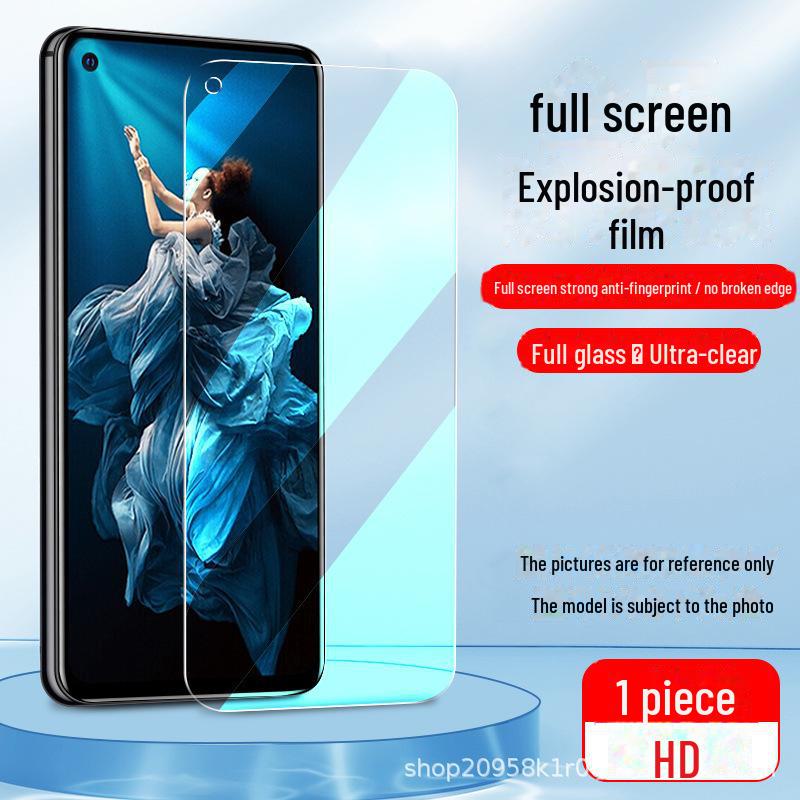 

Honor V30/V30Pro Полноэкранное защитное закаленное стекло с защитой от засветов и синим светом HD Honor V30 Pro, HD, Full screen