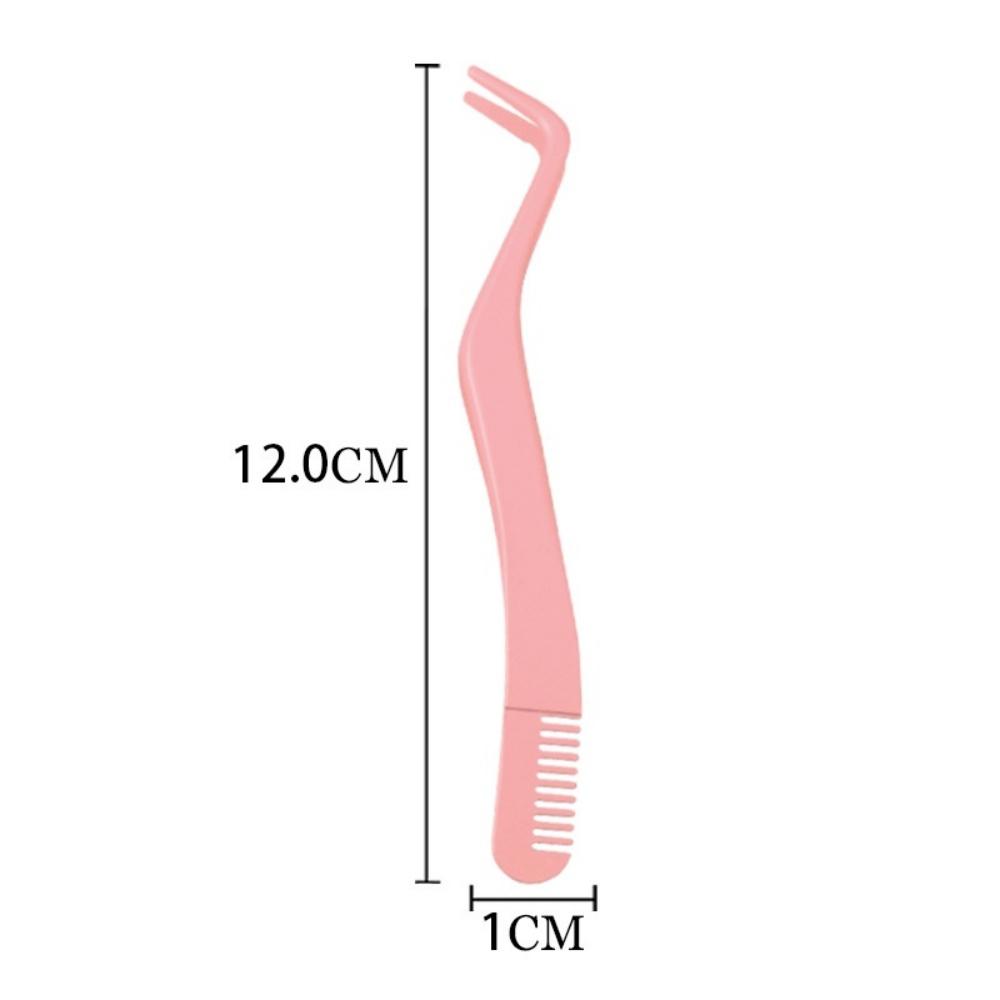 Comb Eyelash Applicator Easy To Use False Lash Application Tool Stainless Steel Eyelash Tweezers Stainless Steel For Beauty