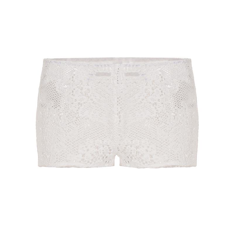 

Sweet Girly Style Hollow Lace Slim-Fit Long-Sleeve Knit Top Large