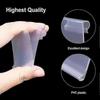 70 Transparent Plastic Label Holders, Price Tag Holders, Plastic Shelf Labels