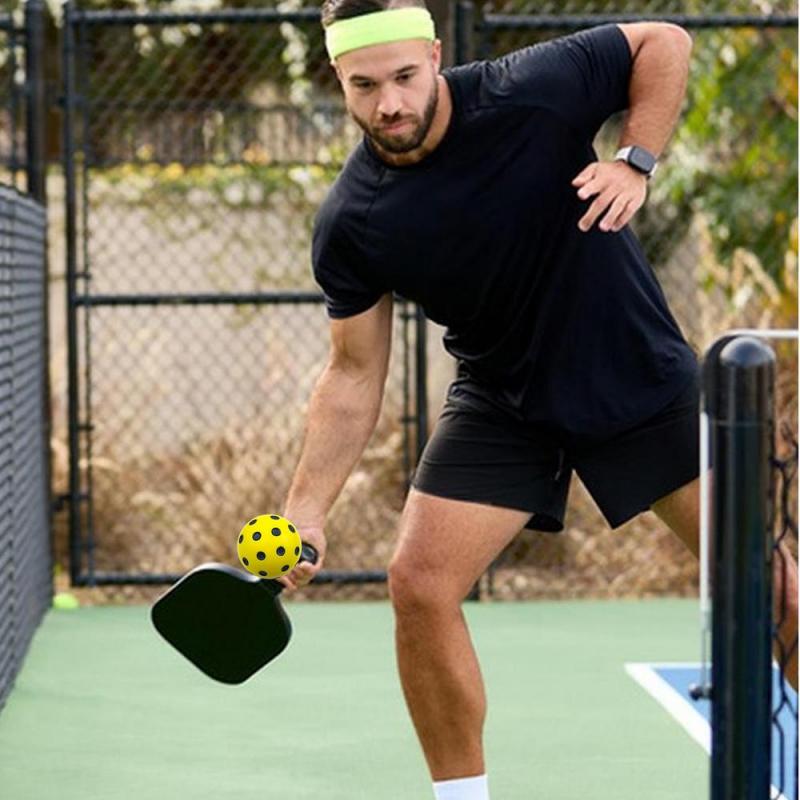 1Pc Silent Pickleball Indoor Entertainment Silent Practice Ball Pu Foam High Bounce Resistance Not Disturbing People