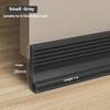 50mm Height Door Seal Strip Flexible Soft TPE Under Door Weatherstrip 1M Self-Adhesive Dustproof Windproof Stripping