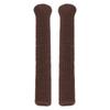 2 Packs Cotton Glasses Ear Cushion Soft Knitted Slip Proof Fixation Eyeglasses Temple Tips Sleeve Coffee