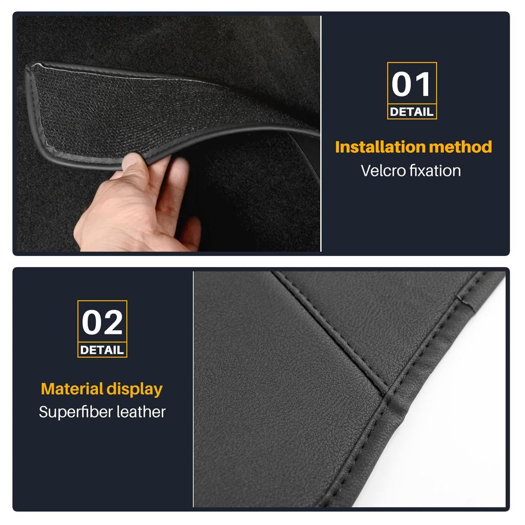 Rear Seat Cover Artificial Leather Anti-Scratch Protector Mat for Tesla Model 3 Highland 2024
