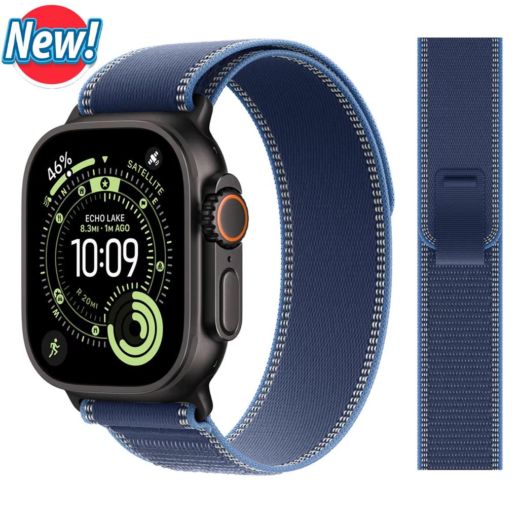 Bands For Apple Watch Strap Ultra2 3 49mm 46mm 44mm 45mm 40mm 41mm Sport Trail Loop Correas Bracelet iWatch Series 11 10 9 8 SE