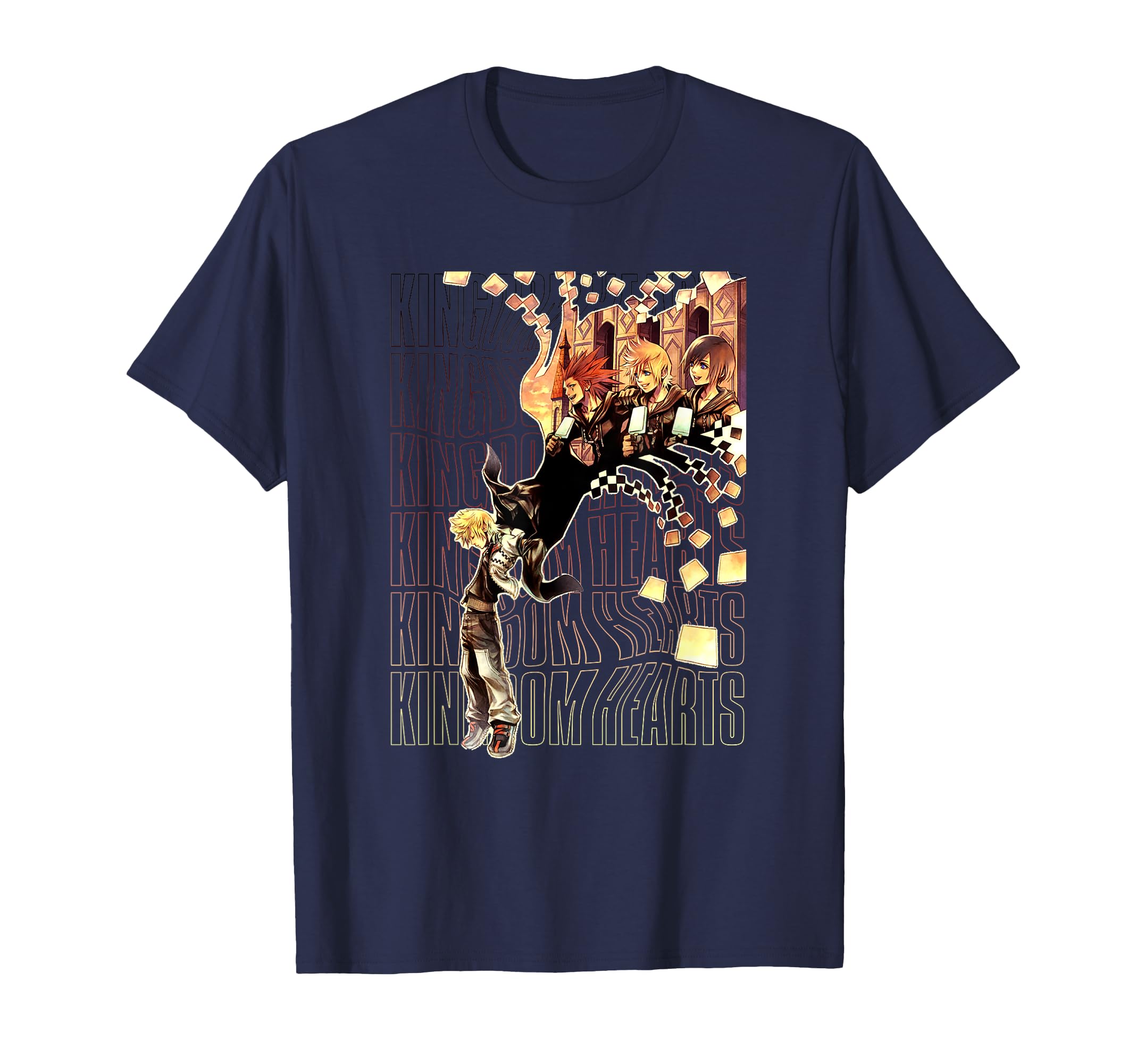 

Disney Kingdom Hearts Sora Ice Cream Memory Chest Portrait T-Shirt