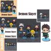 Unique Demon Slayer Q Doll Collectibles Perfect For Otaku Themed Desktop Decor