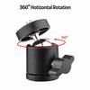 1pc Mini Swivel Ball Head Tripod Head 360 Degree Rotating Mount Base Adapter with Universal 1 4 Inch Screw Mounts for