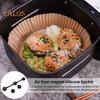Air Fryer Magnet Buckle for Parchment Paper Food Grade Silicone Buckle High Temp Resistance Air Fryer Liner Clips for Prevent Paper Burning
