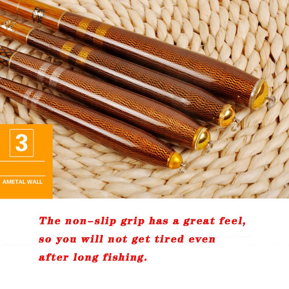 Pocket Super Short Section fishing Rod Carbon Super Light Super Short Section Hand Pole Stream Rod 46 Cm 1.8 Meters-6.3 Meters