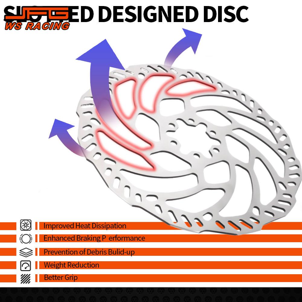 Motorcycle Front Rear Brake Discs Brake Pads Steel For Sur-Ron Sur Ron Surron X S Off-Road Electric Vehicle