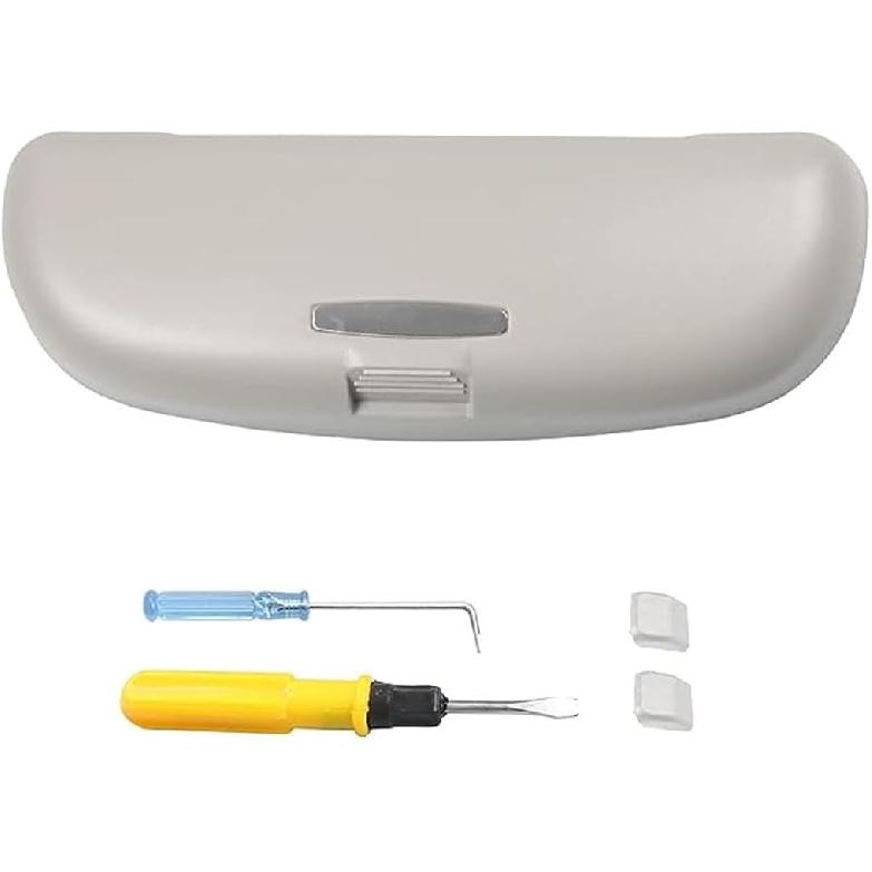 

SXCY for 2022-2025 2026 Hyundai Tucson/Ioniq 5 Glasses Holder Box Fit 2022-2024 2025 2026 Hyundai Tucson/Ioniq 5 Accessories Sunglasses Case Holder серый