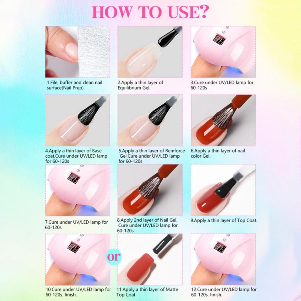 12 Farben Fluoreszierender Nagellack Gel Langlebige DIY Maniküre Nagelkunst