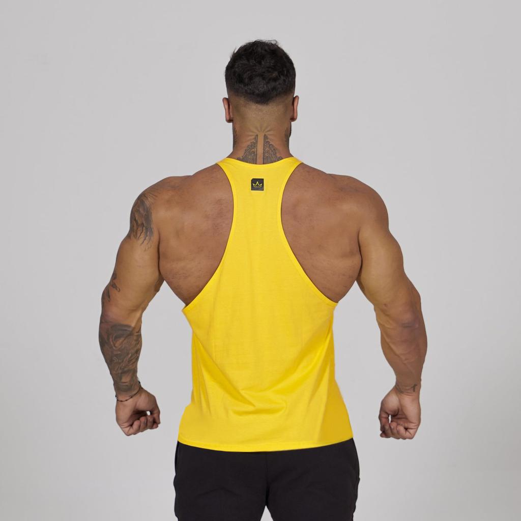 Pánská letní jednobarevná sportovní fitness vesta ležérní prodyšná elastická bez rukávů tréninkové tílko