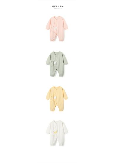 Tagless Pure Cotton Baby Bodysuit - Four Seasons Style Newborn Romper for Outdoor Wear