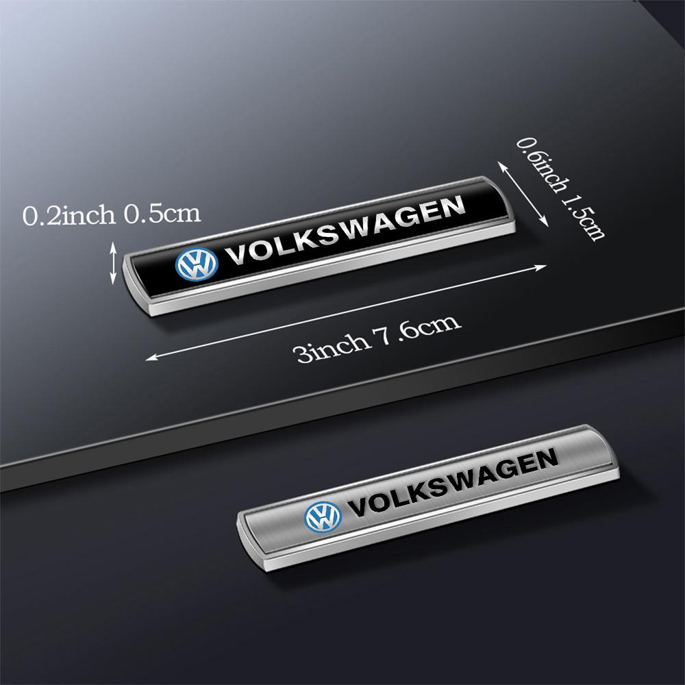CAT1 Car Trunk Body Fender Emblem Metal Sticker Decoration for Volkswagen VW GTI RLine 4Motion Touareg Passat b6 b5 Polo Golf 4 5 6 7