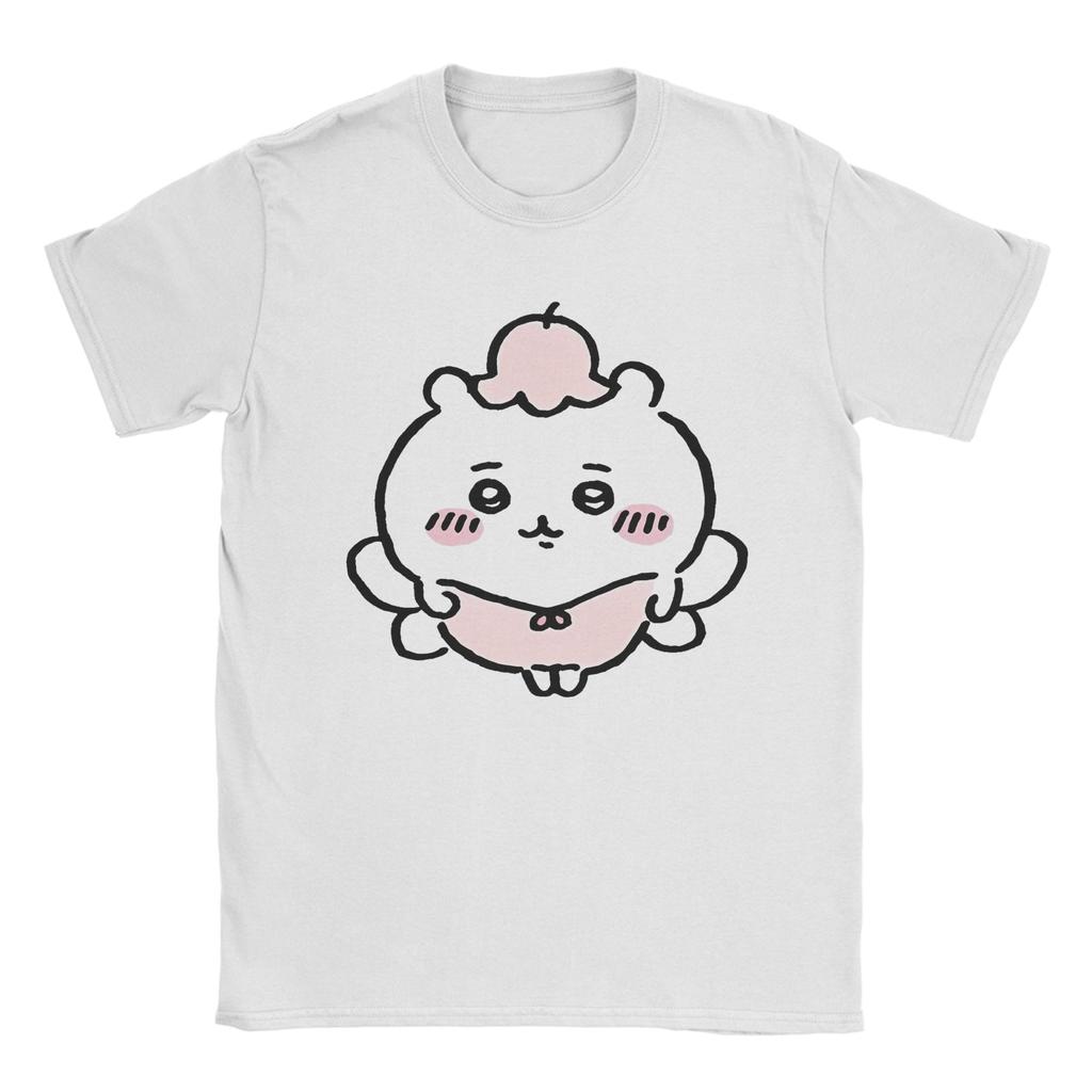 Chiikawa inspiriertes 3-in-1 süßes Design T-Shirt Herren Damen Neuheit Baumwoll-T-Shirts Rundhals Kurzarm T-Shirt Original Oberteile