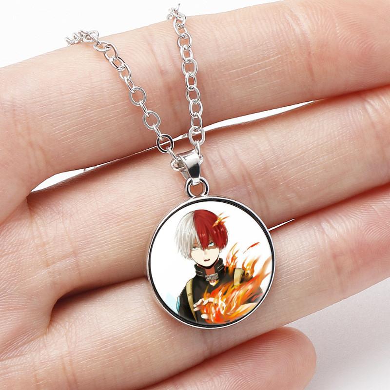 My Hero Academia Pendant Necklace Handmade Alloy Cartoon Character Jewelry