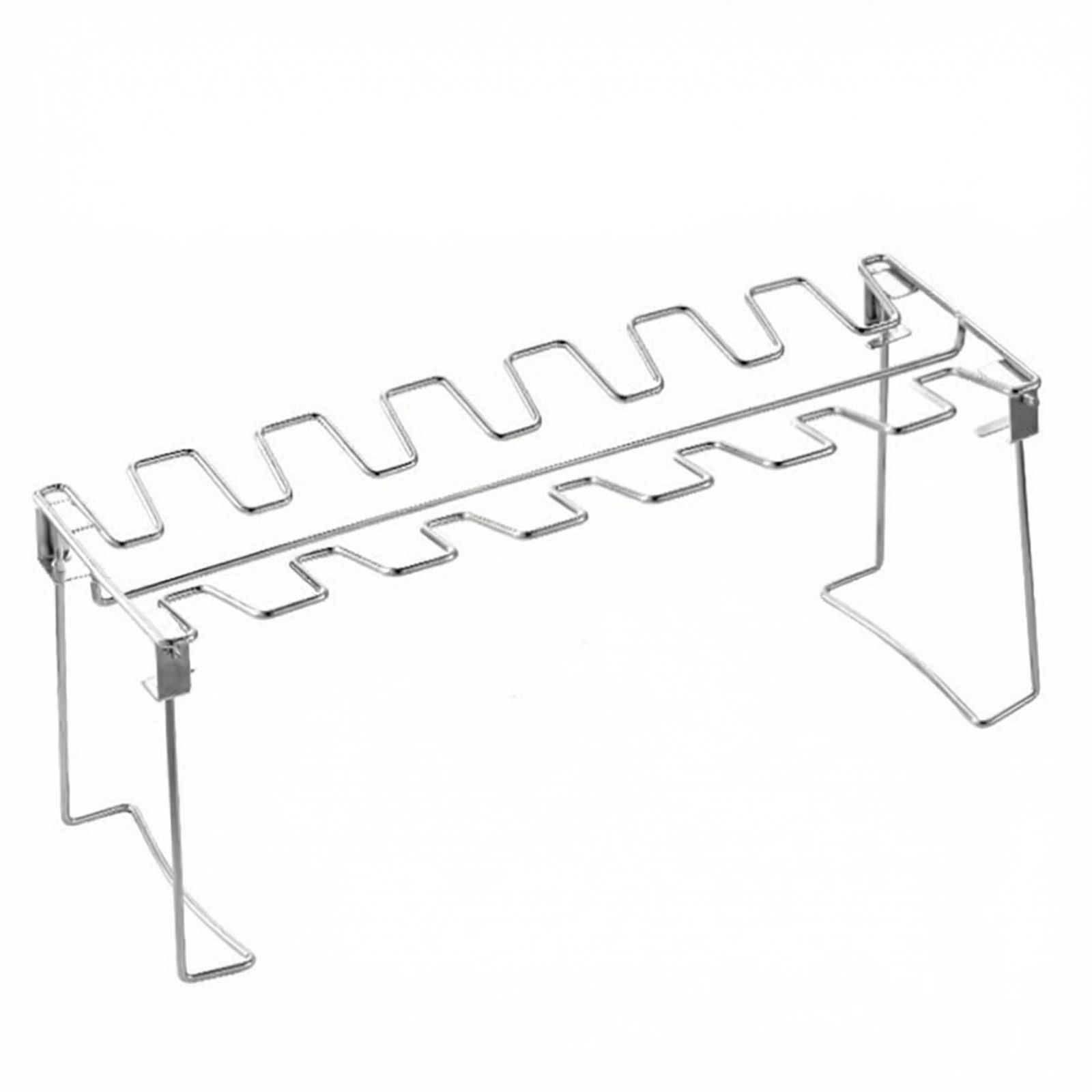 

Металлическая подставка для куриных ножек, Многоразовая решетка для гриля куриных ножек, Безопасная для посудомоечной машины, Антипригарная решетка для барбекю, Аксессуары для барбекю для кемпинга One Size