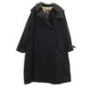 Burberrys 80s Made In England Vintage Trench Coat 16 Black Women Used