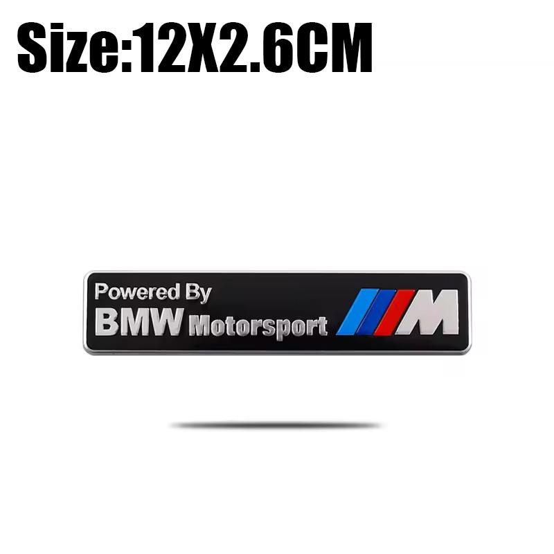 3D Aluminum Car Styling Sticker Body Trunk Decoration Decal Accessories For BMW G80 G06 G07 G42 G14 G15 G16 F82 F20 F21 F83 M2 M