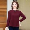 Elegant Fleece-Lined Long-Sleeve Base Top for Women