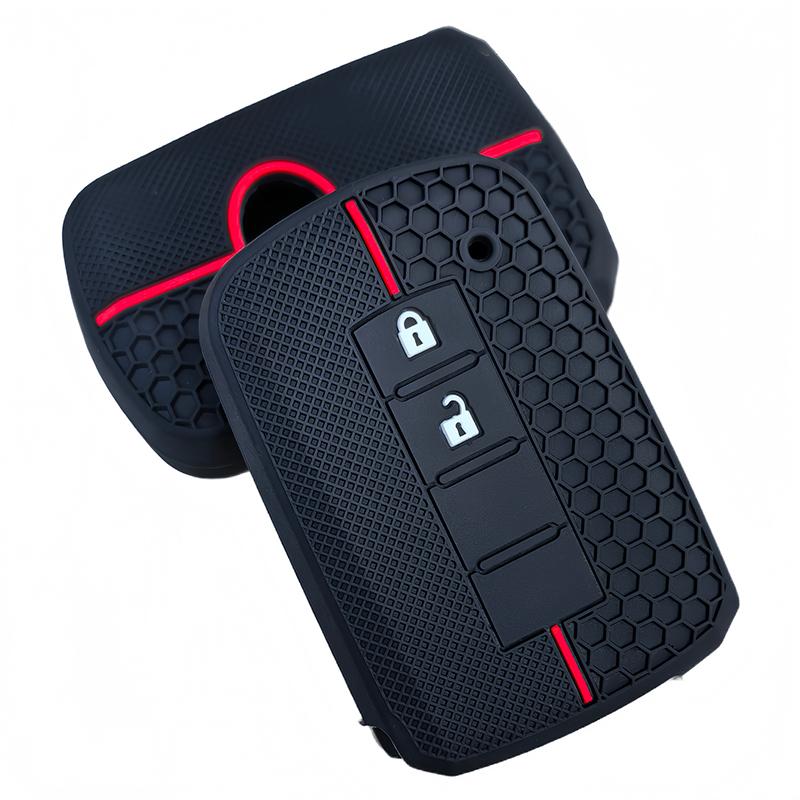 Silicone Key Case Cover For Toyota Auris Camry Rav4 Avalon Yaris Verso 2012- Keyless Fob Shell Holder Protector 2 Buttons