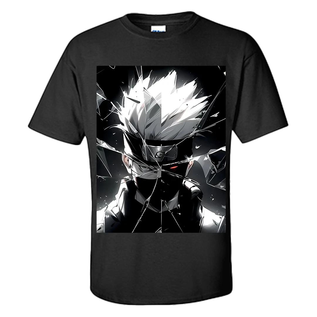 Футболка Наруто Наруто Какаши Хатаке Графическая футболка S-XXXL 2XL