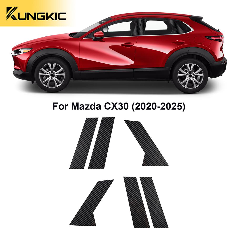 

Для Mazda CX30 CX-30 2020-2025 Плівка для фар Плівка для захисту заднього виду, стовпів B, C TPU Попередньо вирізана Захист від подряпин Ремонтна Прозора for CX30