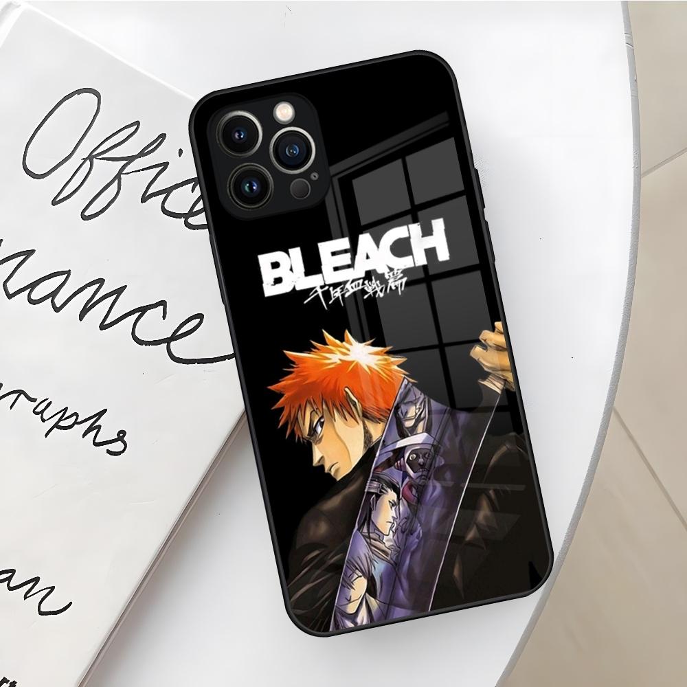 Bleach Kurosaki Ichigo Phone Case for Iphone 17 16 Air 15 14 12 11 13 Pro Max Mini X Xr Xs Se Puls Glass Cover